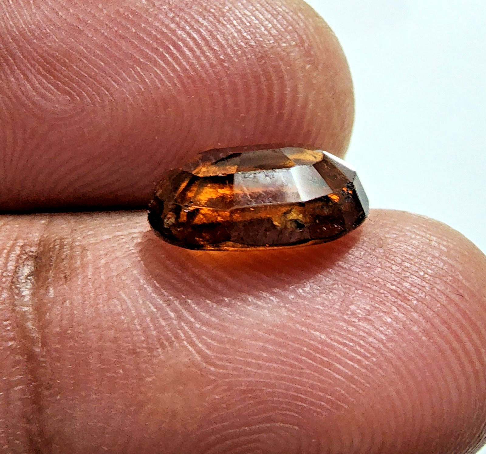 Fine Quality Hessonite Garnet 5.19 Ct Oval Faceted Natural Loose Gemstone