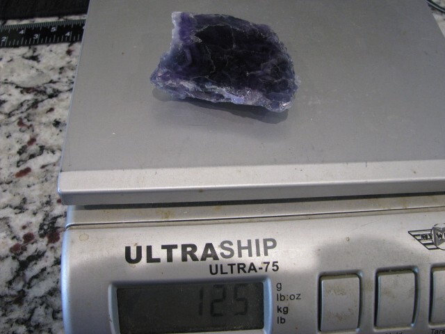RF5 – 120g PALM SIZE+ RAINBOW FLUORITE SLAB 1 SIDE POLISHED GEMSTONE slice stone