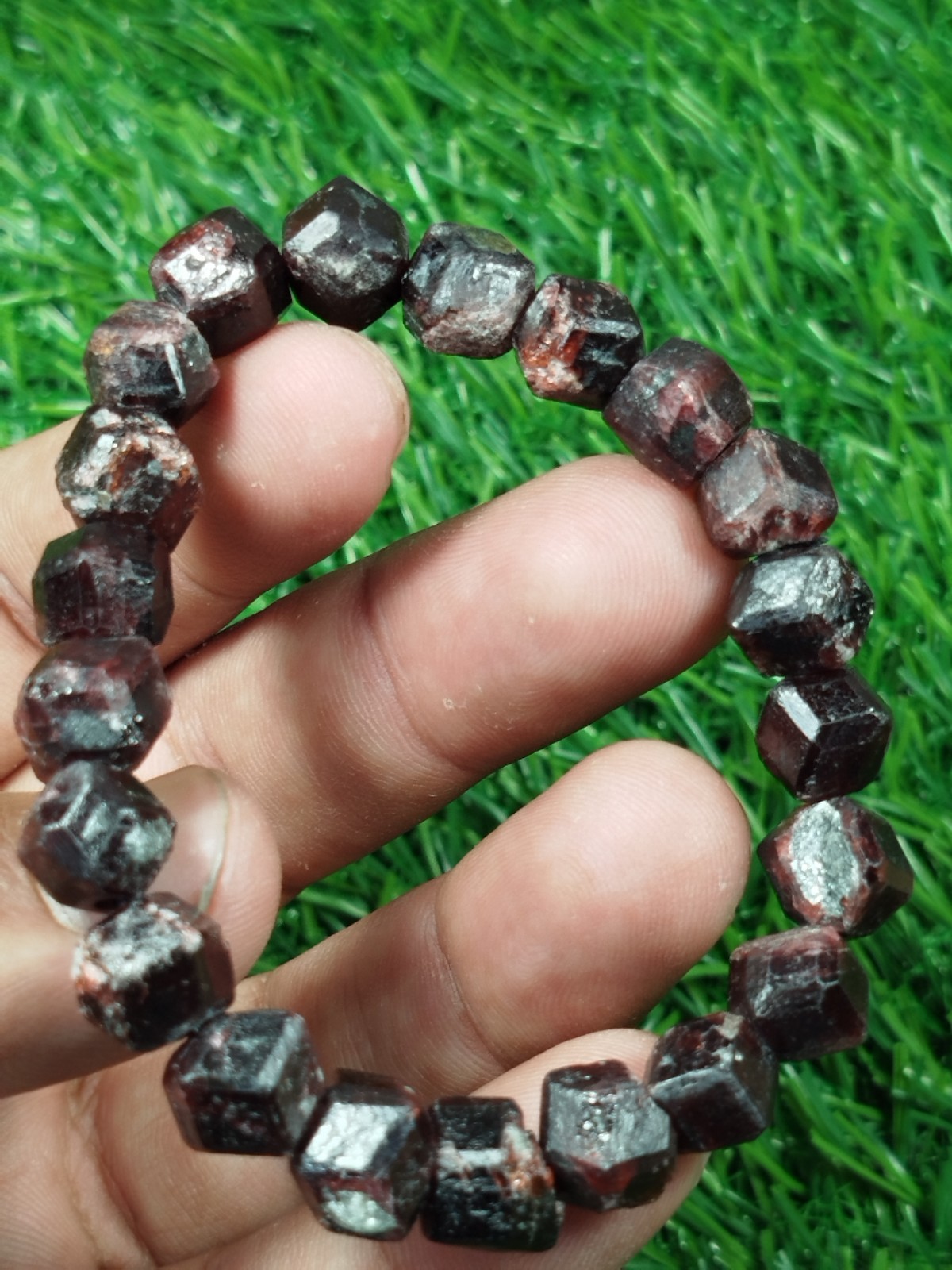 Almandine Garnet Stackable Bracelet From Skardu Pakistan 43 Grams