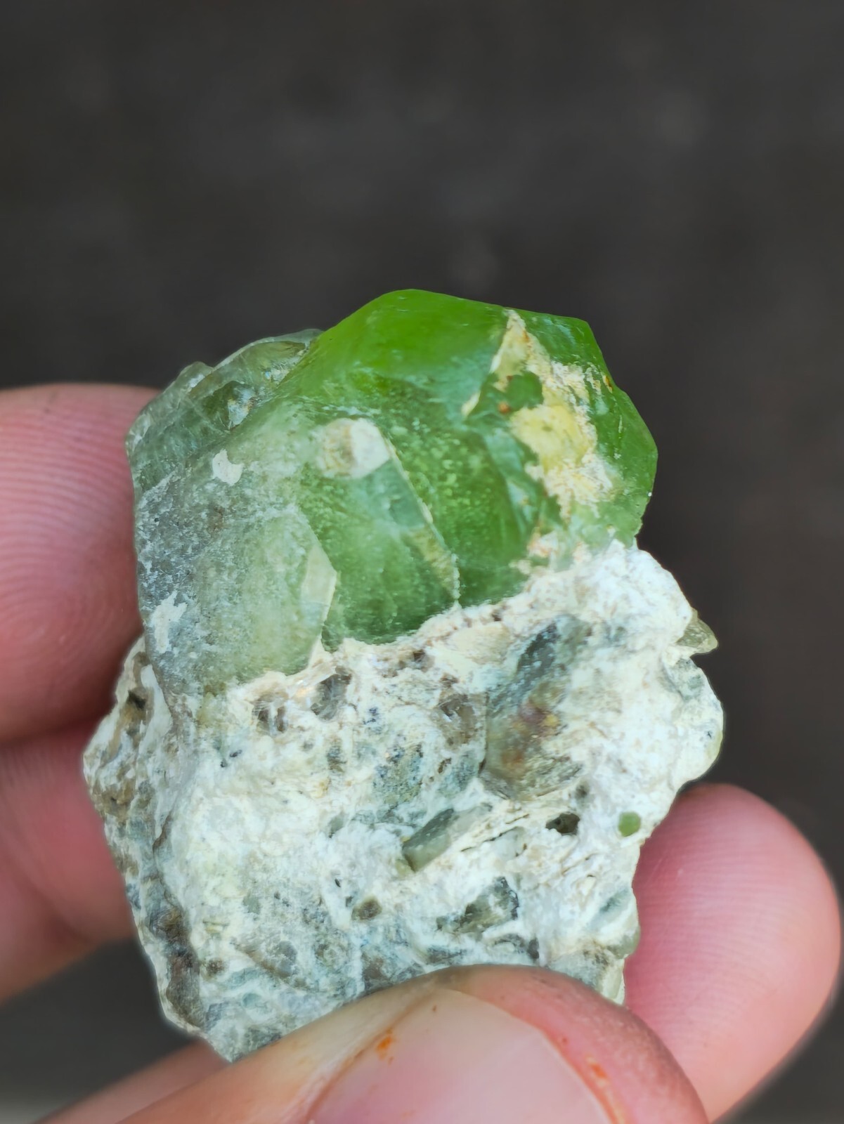 118 Carat Peridot Crystal Specimen From Pakistan