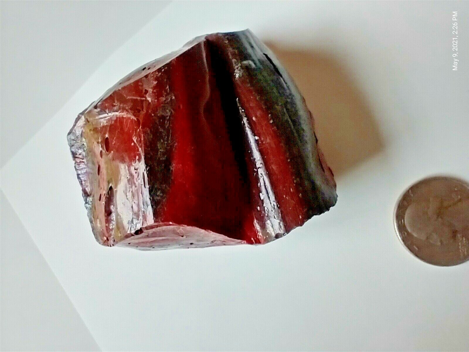 Spiritual Healing Monatomic Andara Crystal Dragons blood red 155 gram