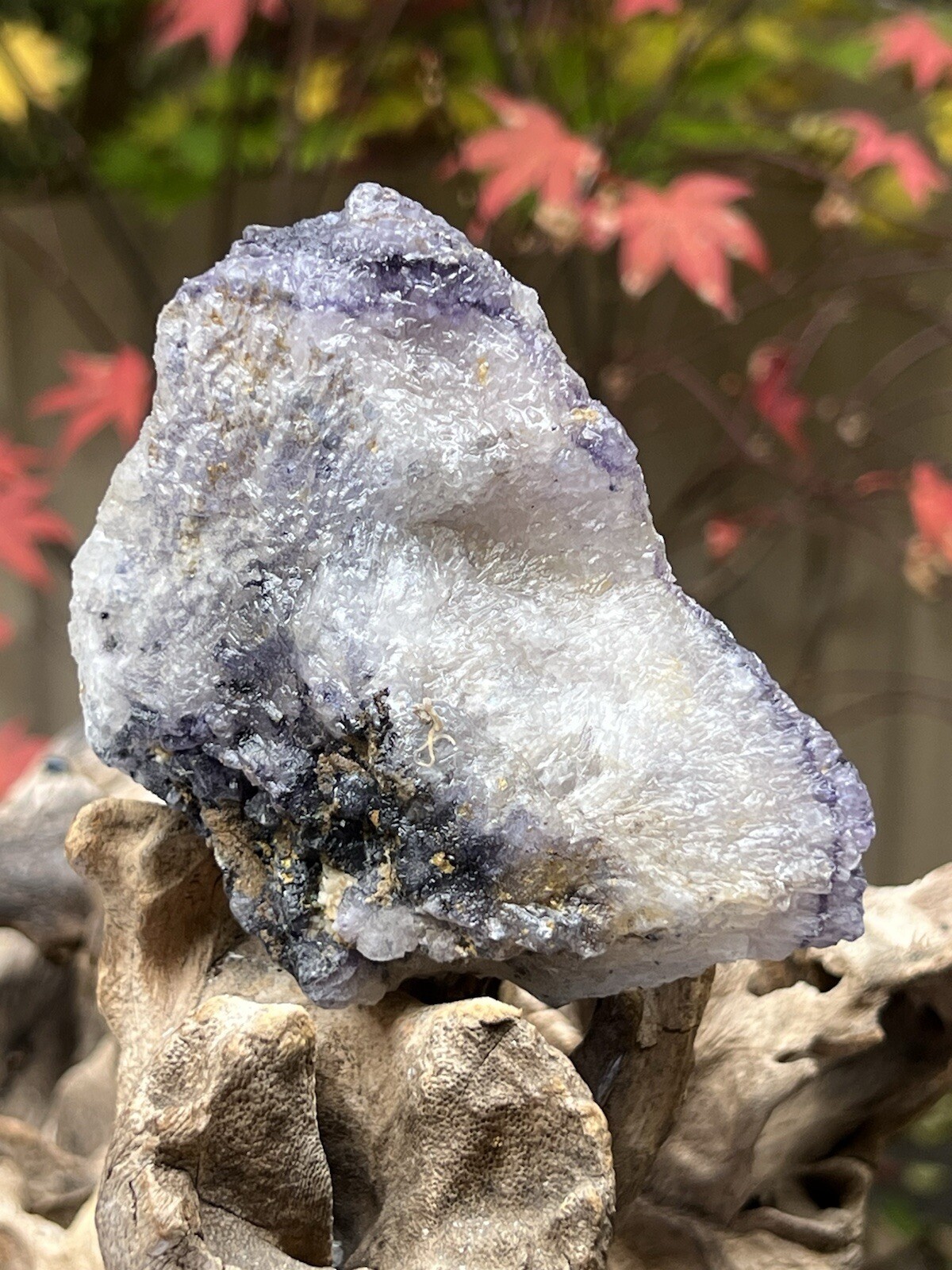 Blue John Fluorite Mineral Specimen United Kingdom 400g 15