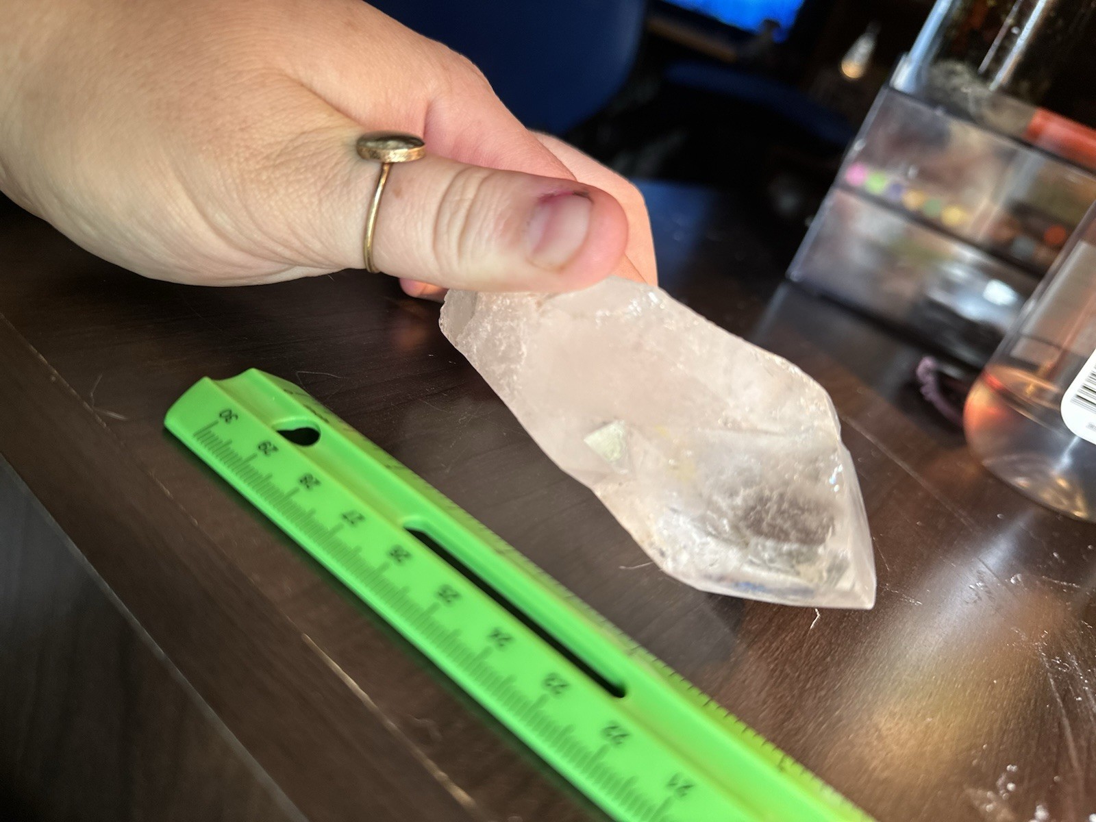Clear/White Quartz Natural Point Crystal Specimen Rough Mineral