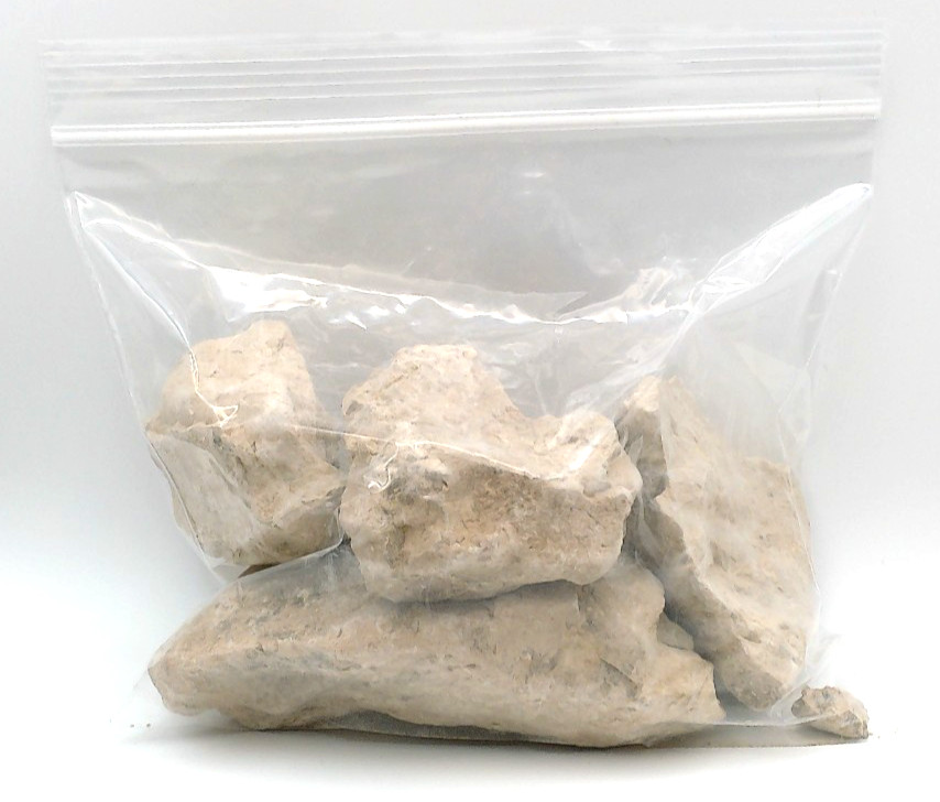 Natural Bentonite Clay Rock 1lb – Solid Raw Chunk for DIY Detox Mask