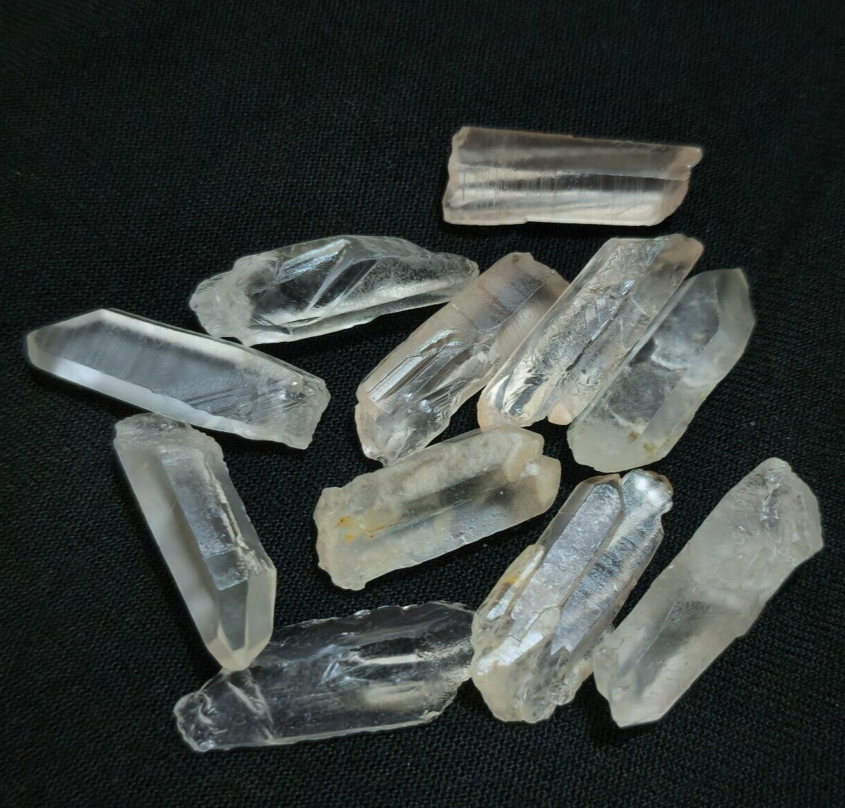 Wonderful Fine Crystal Quartz Raw 11 Pcs Lot Size 25-27 MM Rough Loose Gemstone