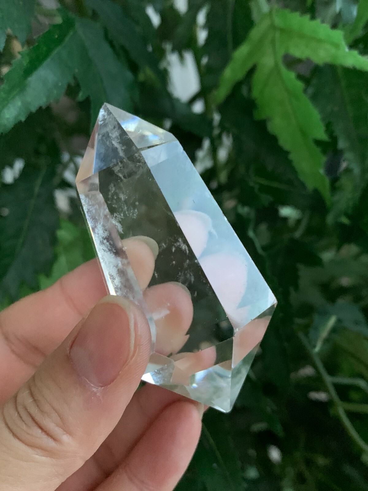 Premium Clear Quartz Six-Sided Polished Double Terminated Points, Pick A Weight