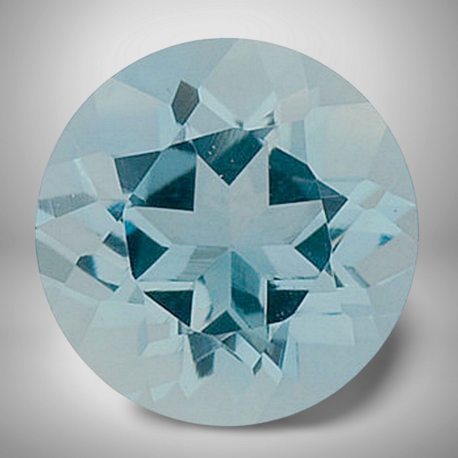Aquamarine Round Cut Gemstone 2 Cts – 9 mm AAA+ Precious Jewelry Gem