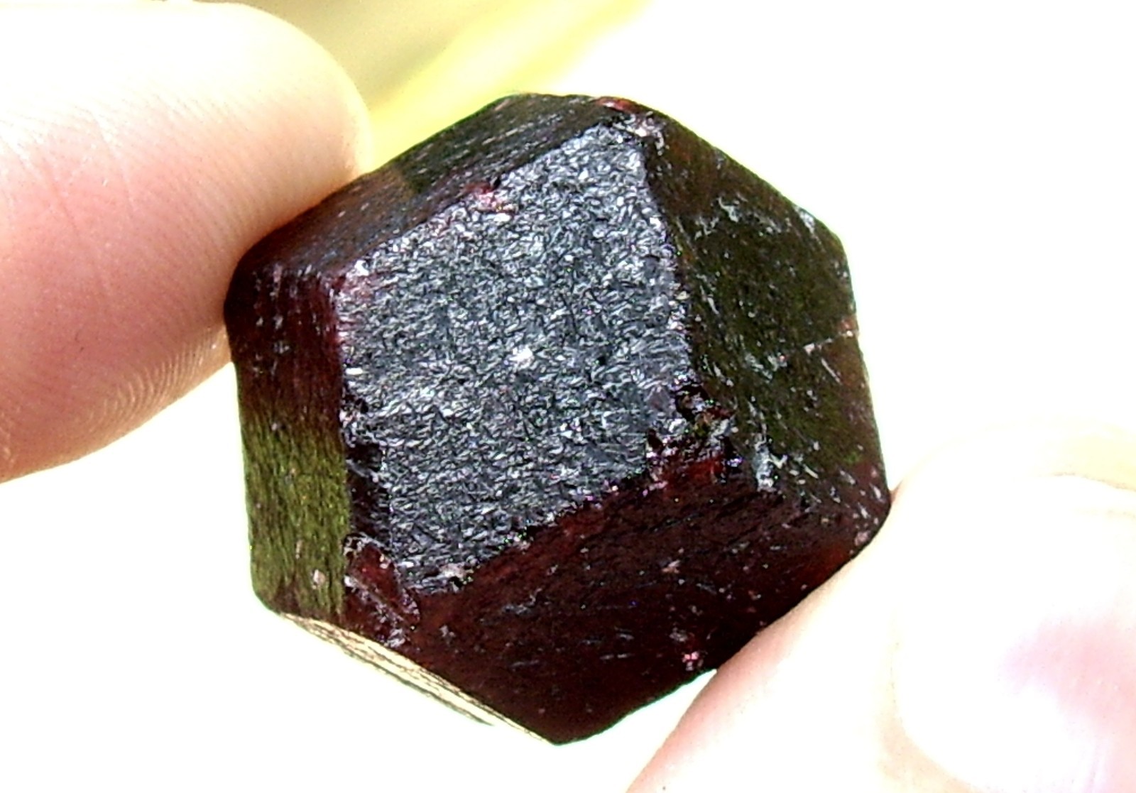 Deep Red Medium Large Almandine Garnet Crystal 29.2g