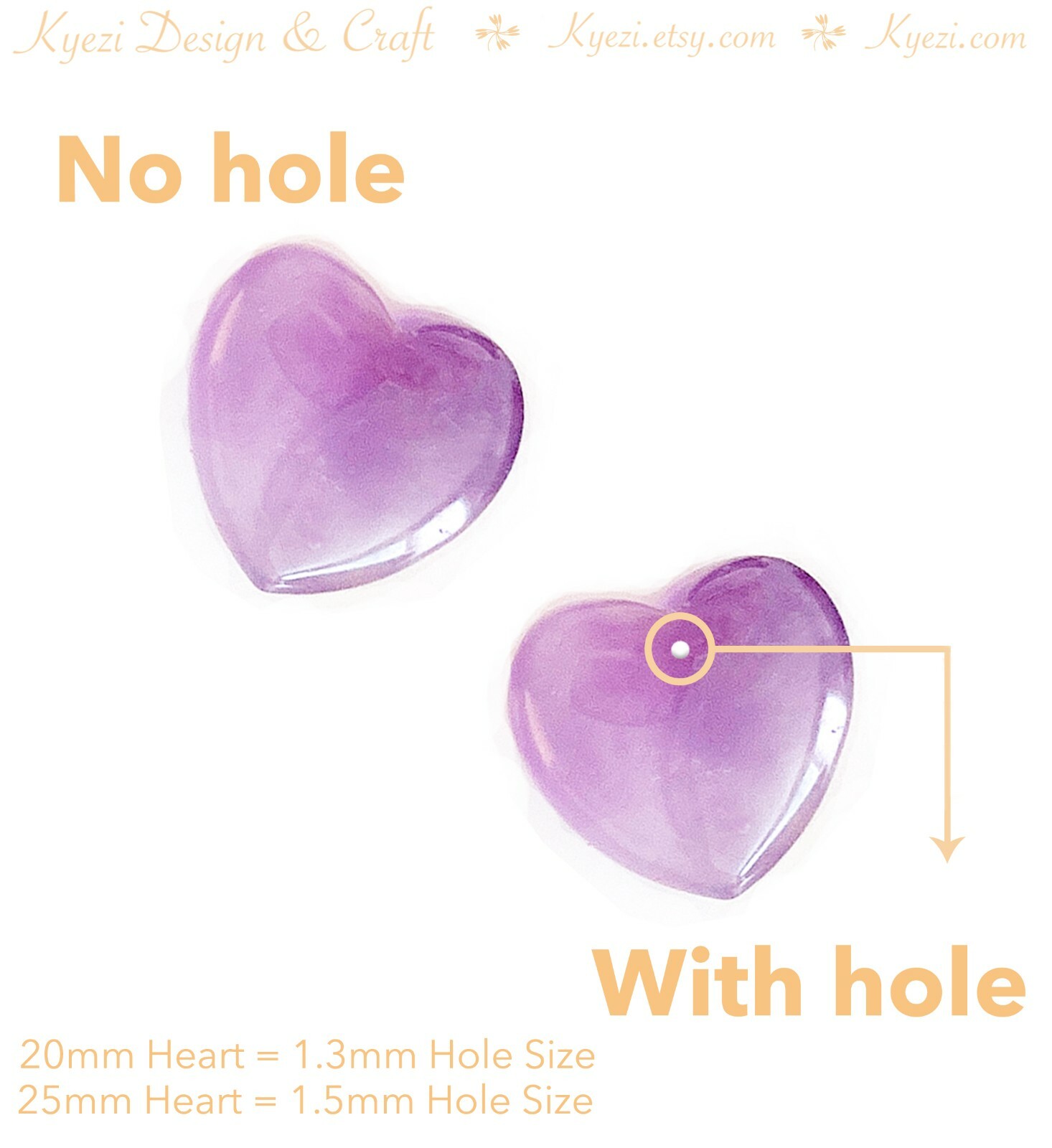1 – 30pcs 20mm 25mm Amethyst Natural Healing Gemstone Heart Chakra Balance