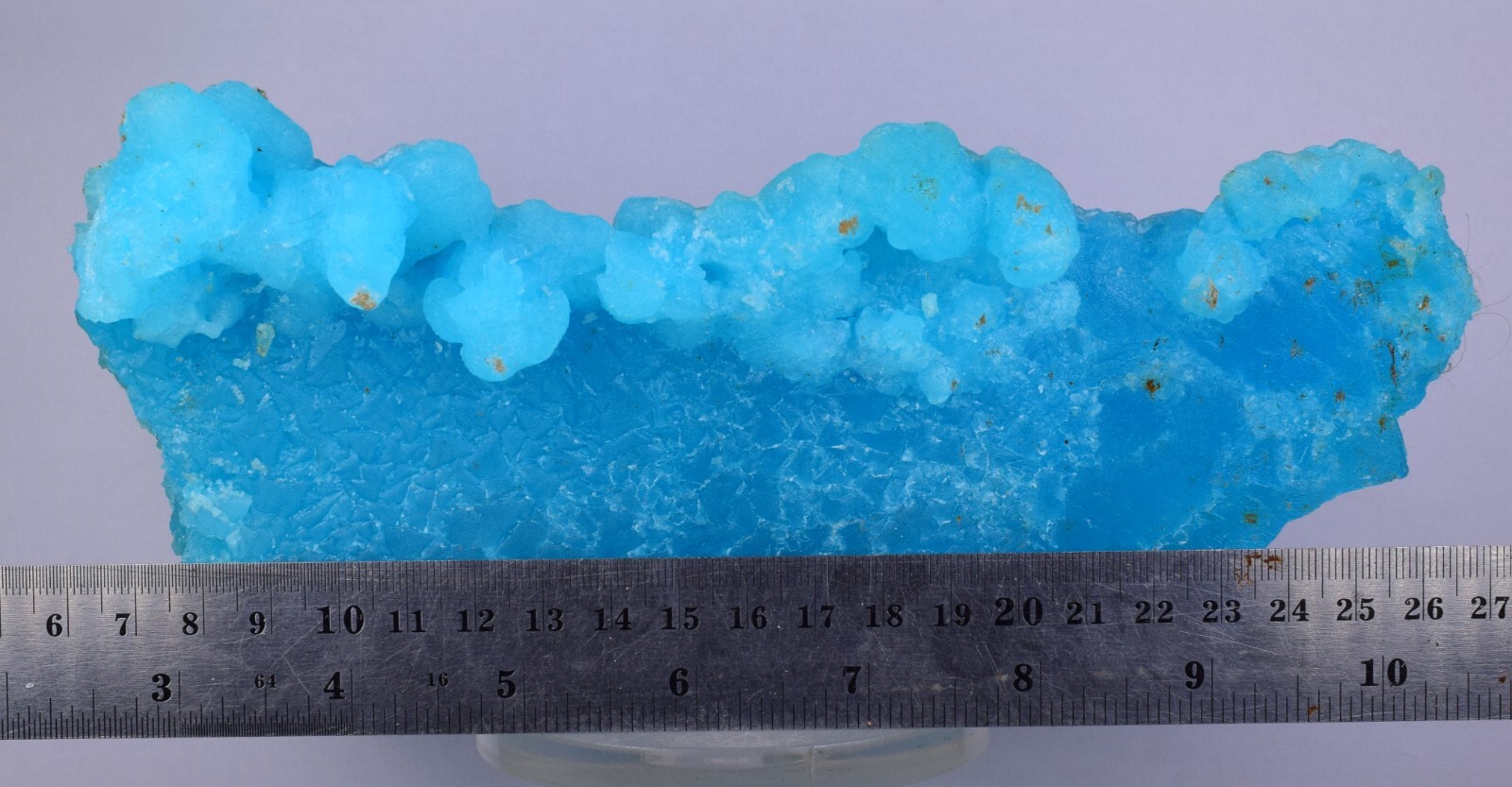20cms NATURAL SKY BLUE AMMINEITE LECONTITE CHILE CRYSTALS MINERAL UB248