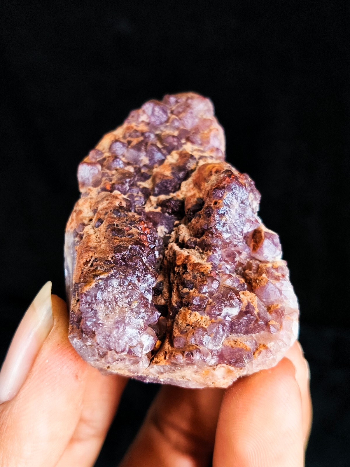 Alien Amethyst Phantom Quartz Cluster 80g Natural Mineral Specimen 6x4x2cm