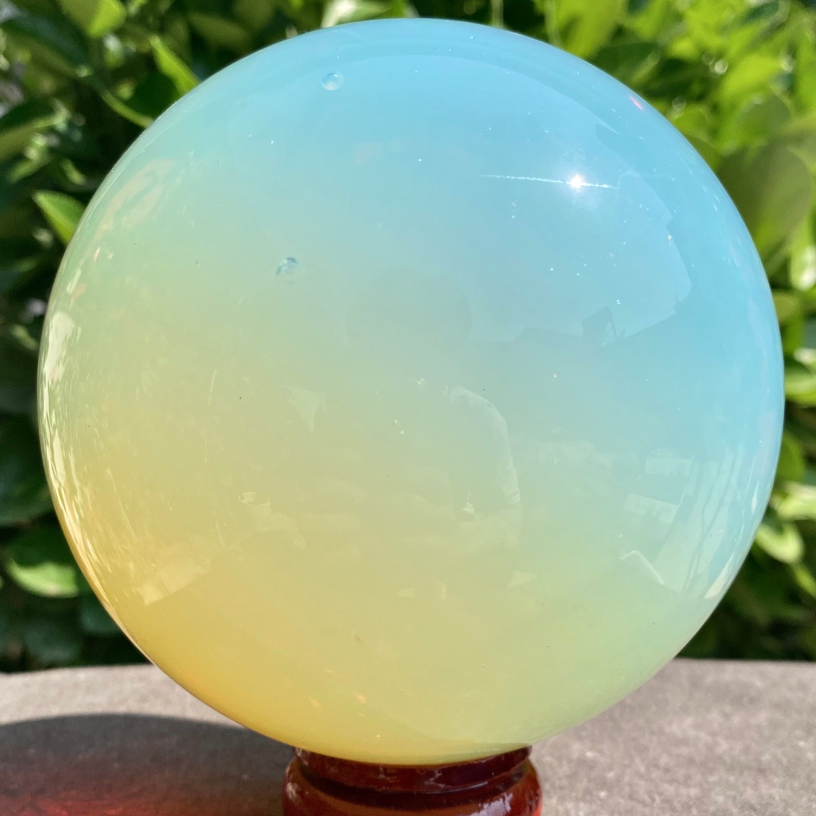 3.29LB Artificial protein stone ball rainbow crystal gemstone spiritual healing