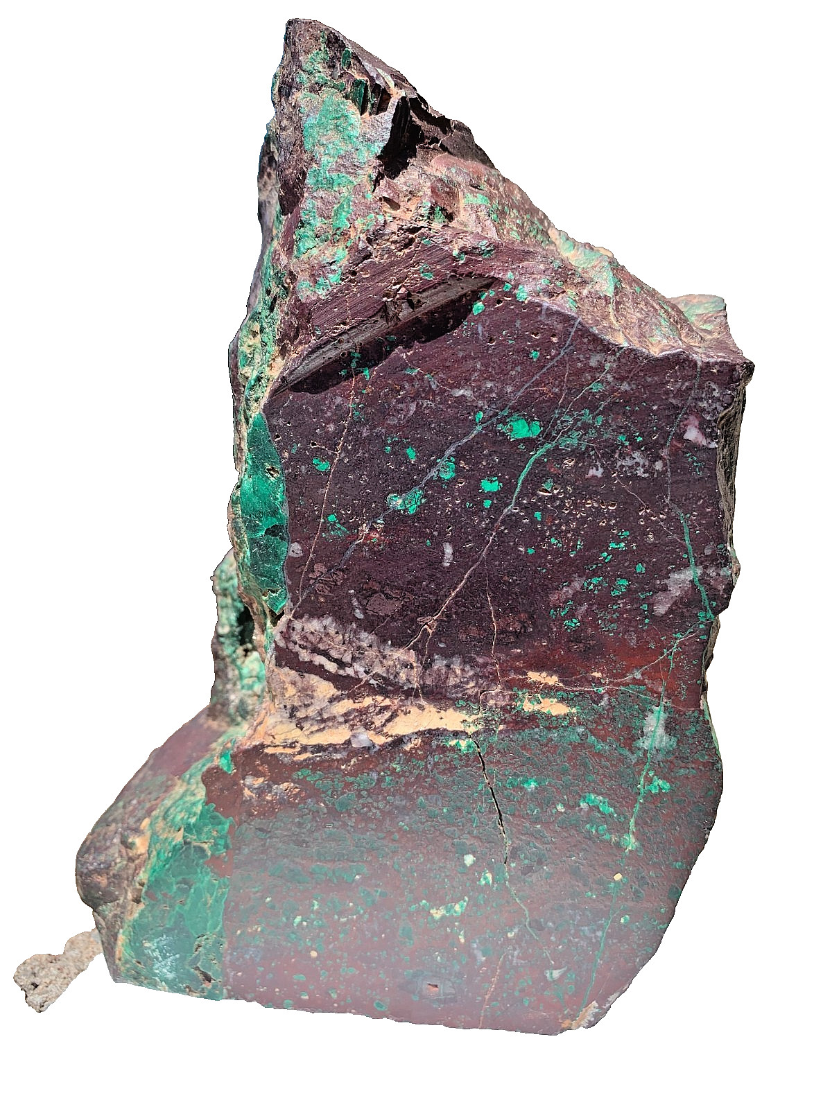 6.5lbs Globe/Miami AZ Old Stock Specimen – Druzy Quartz Malachite on Cuprite.