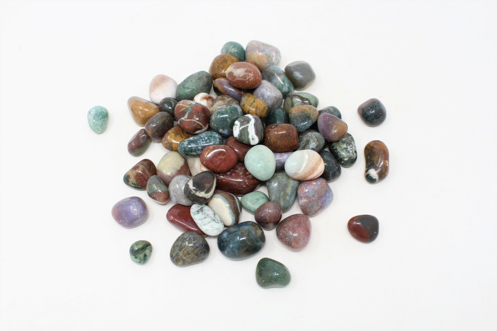 Tumbled Large Fancy Jasper Stones – High Grade A Quality – Healing Crystals