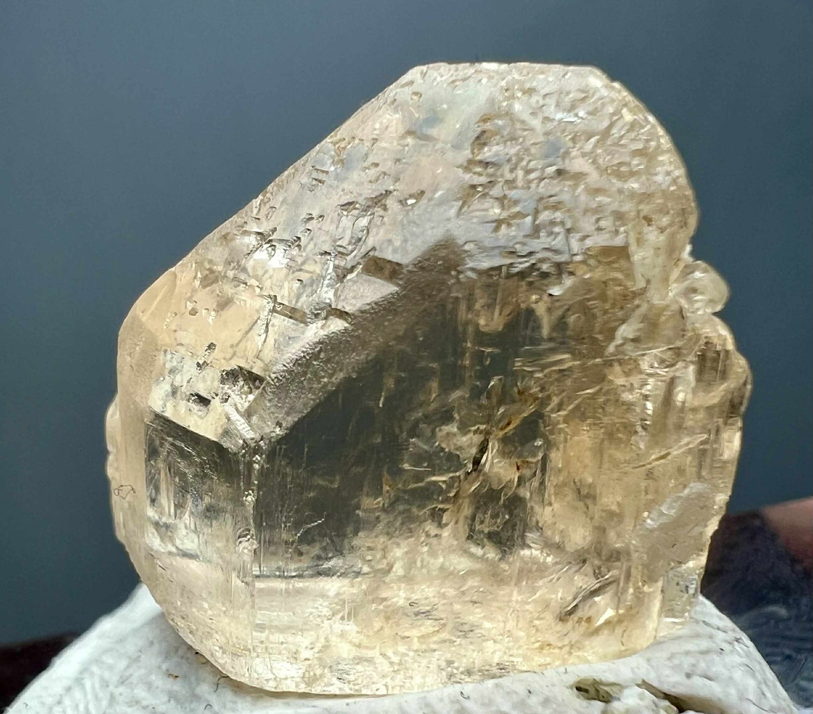 40 Carat Natural !!! Eye Clean Top Honey Color Topaz Huge Crystal @PAK