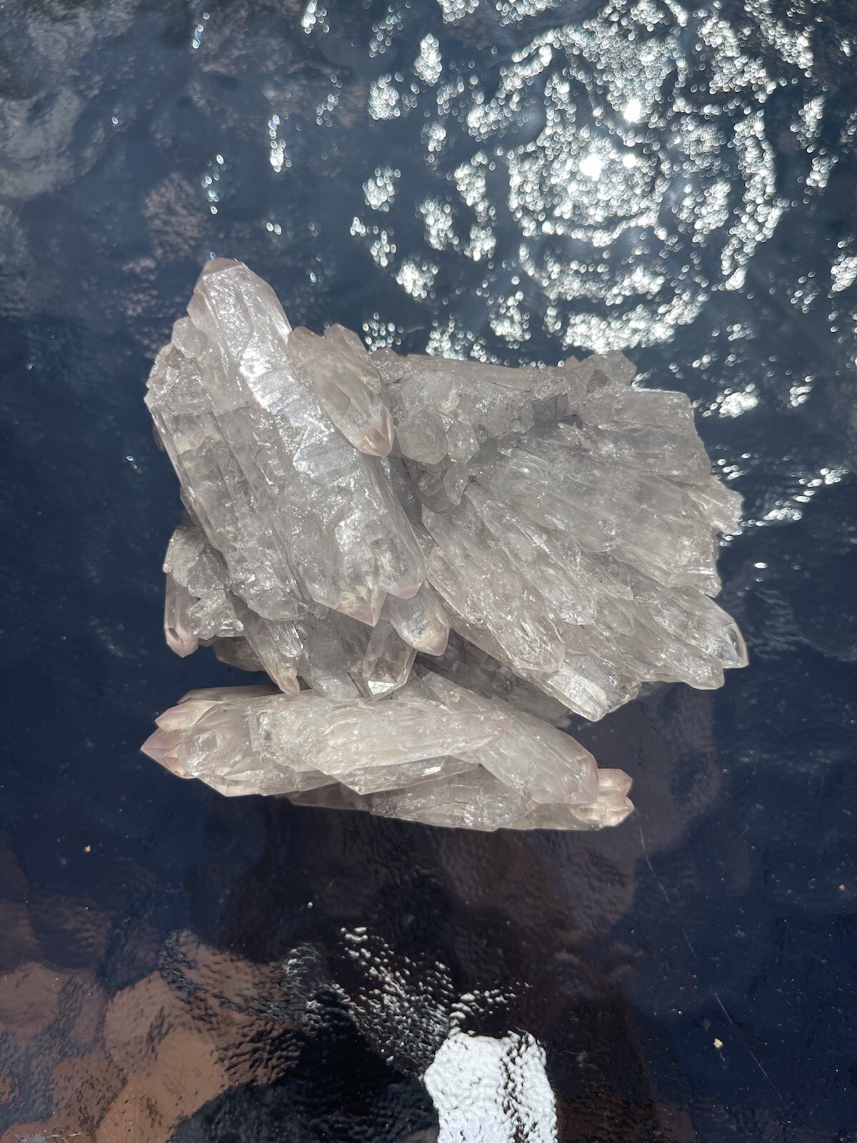 3×3.5in New Raw Lithium Cluster Crystal