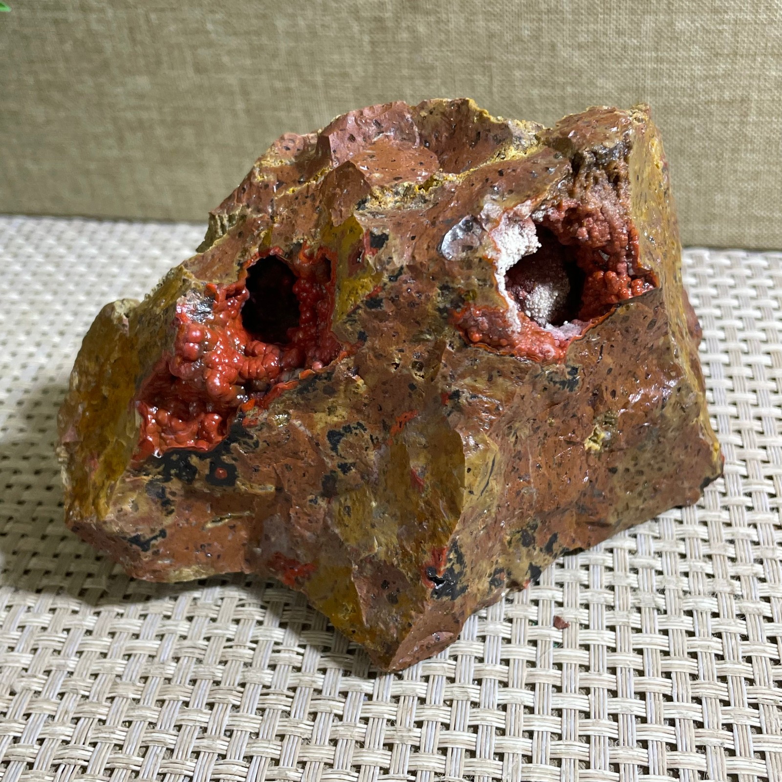 587g Raw Carnelian Stone Rough Red Gemstone Mineral Specimen