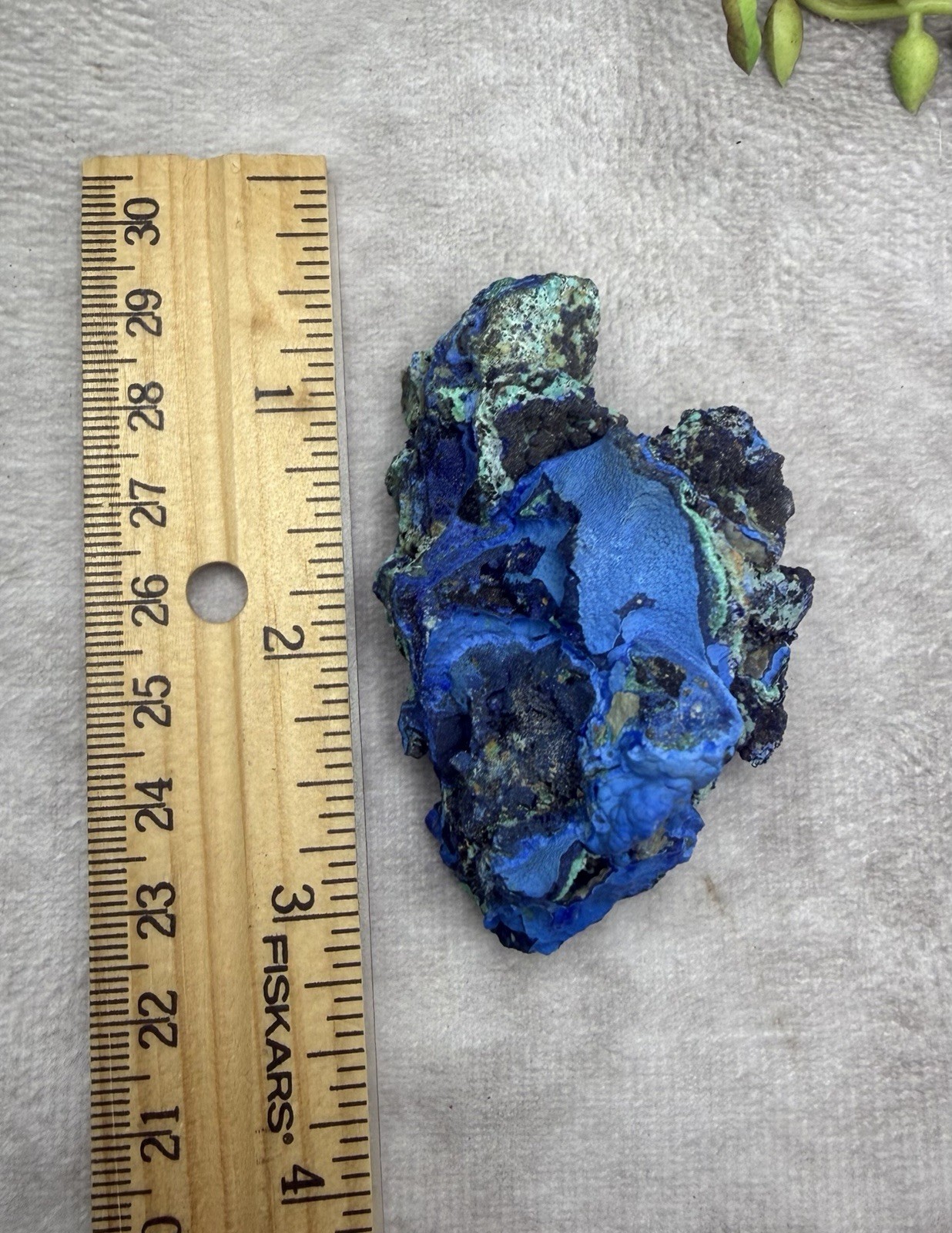 Crystal 76g Azurite & Malachite Cluster Specimen Mineral Raw Druzy Sparkle