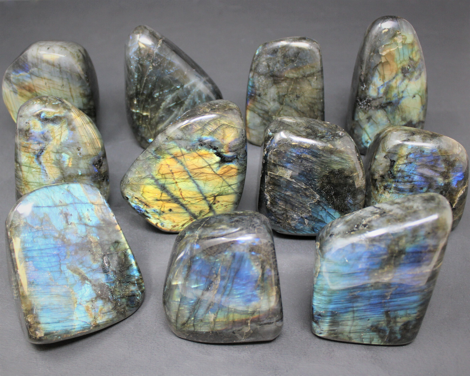 Polished Labradorite Freeform: High Flash Free Standing Crystal Display Specimen