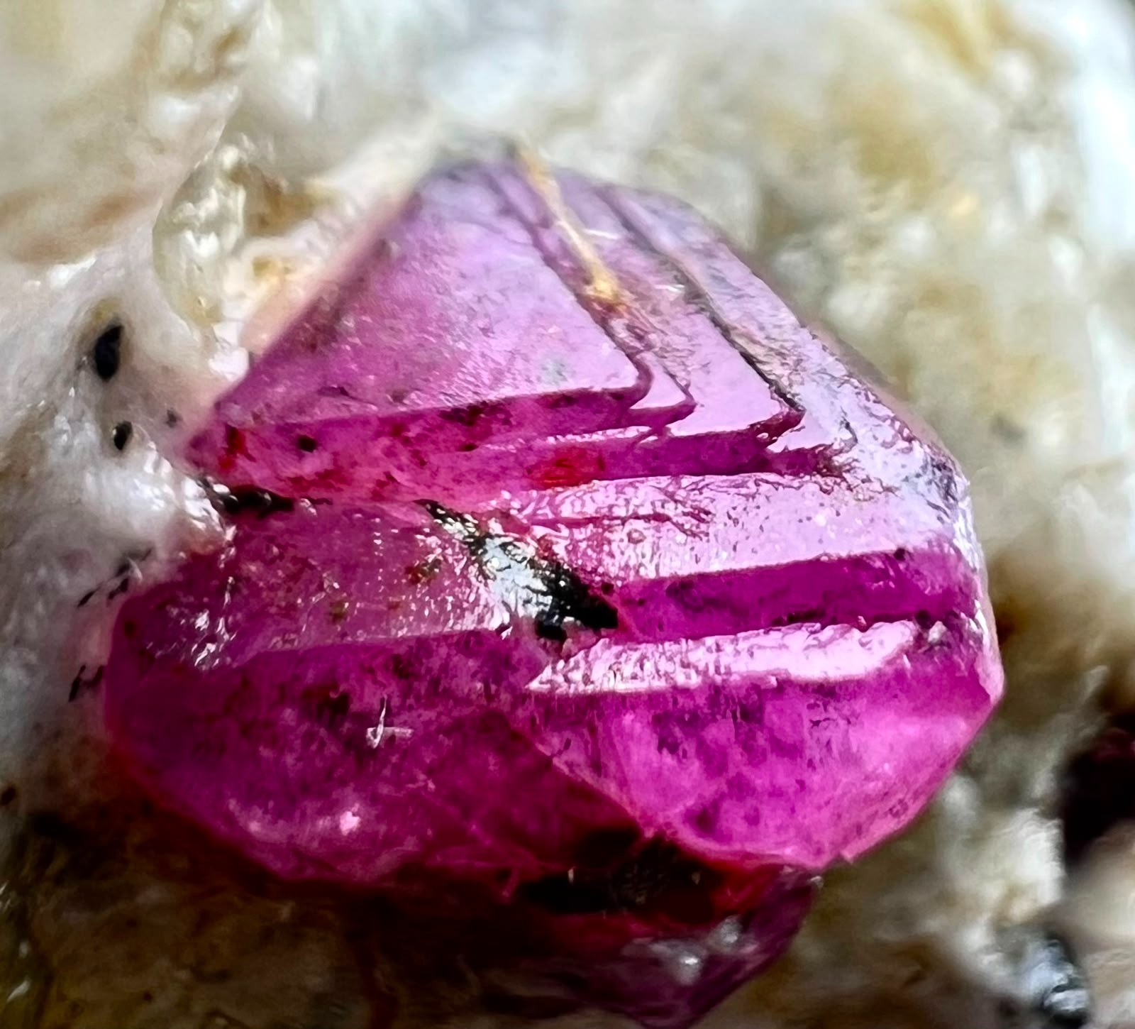 508 CT , Beautiful!!Natural Red Ruby Crystal on matrix From Jegdalek @Afg