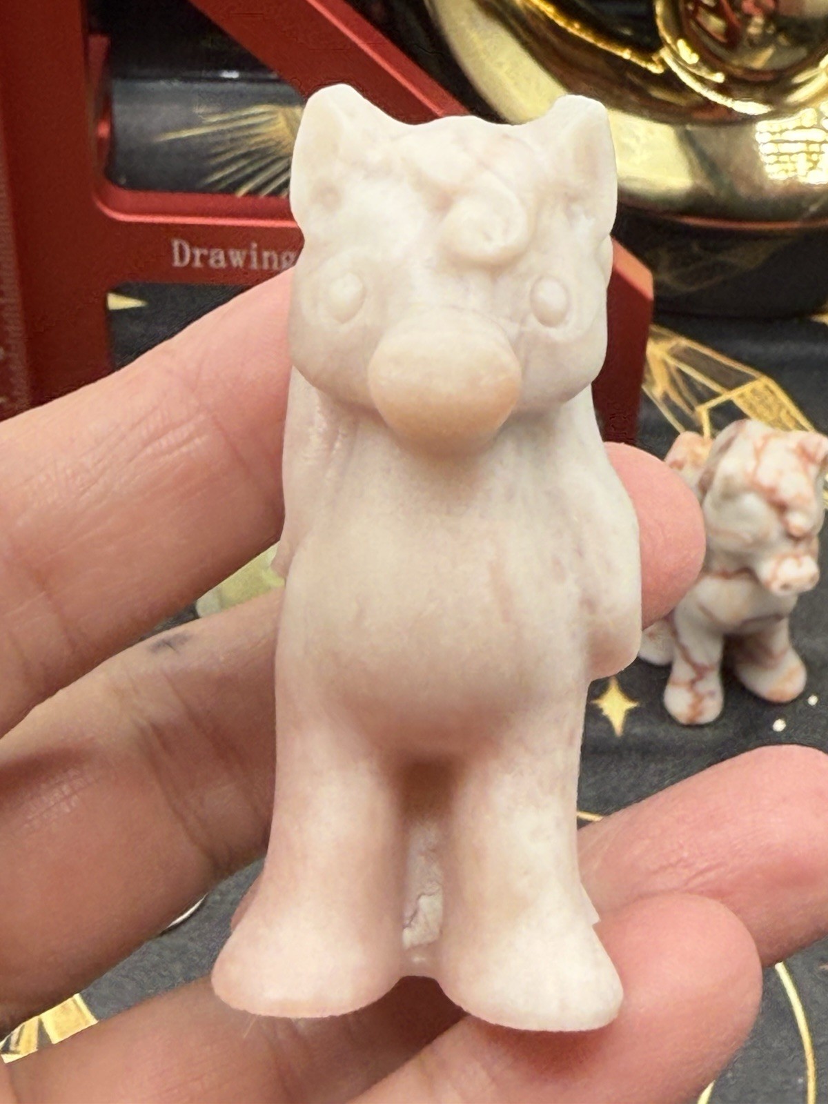 Natural Crystals Mixed Materail My little Pony Carving Free ship & Gift