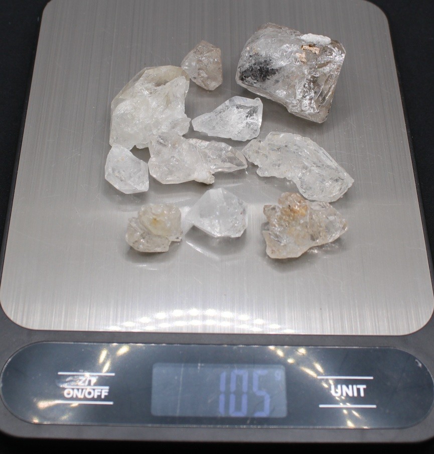 Bulk Raw Herkimer Diamond Quartz Specimens Terminated Display Jewelry Crystals