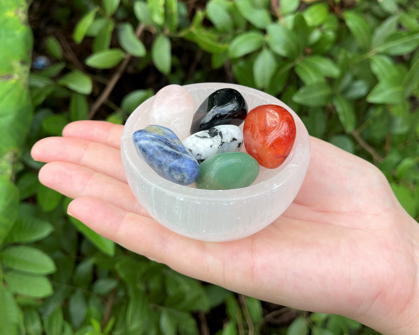 Wholesale Bulk Lot: 7 Selenite Charging Bowls Medium (Cleanse & Charge Crystals)