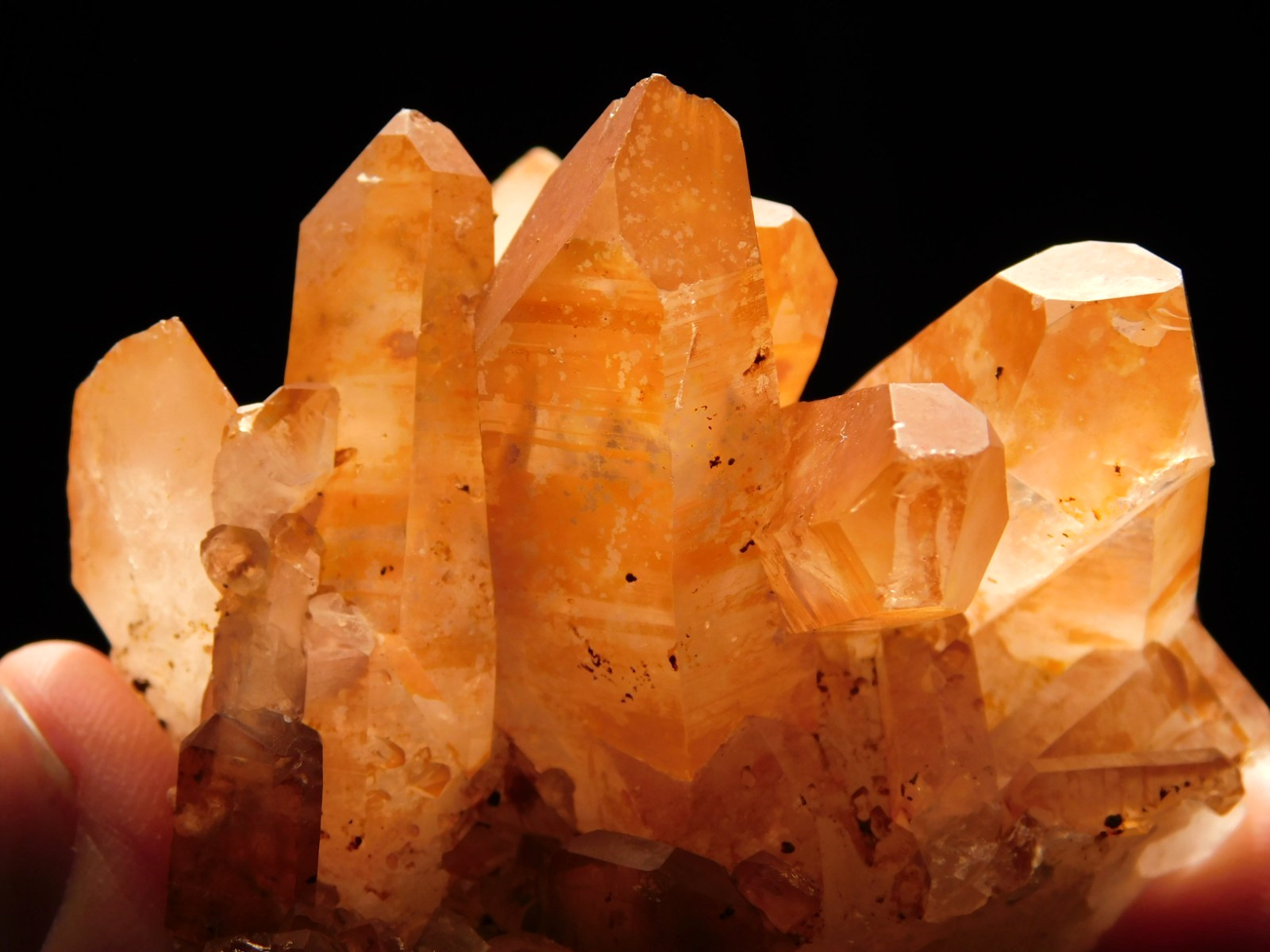 GOLDEN Healer Quartz Crystal Cluster 100% Natural Brazil 149gr