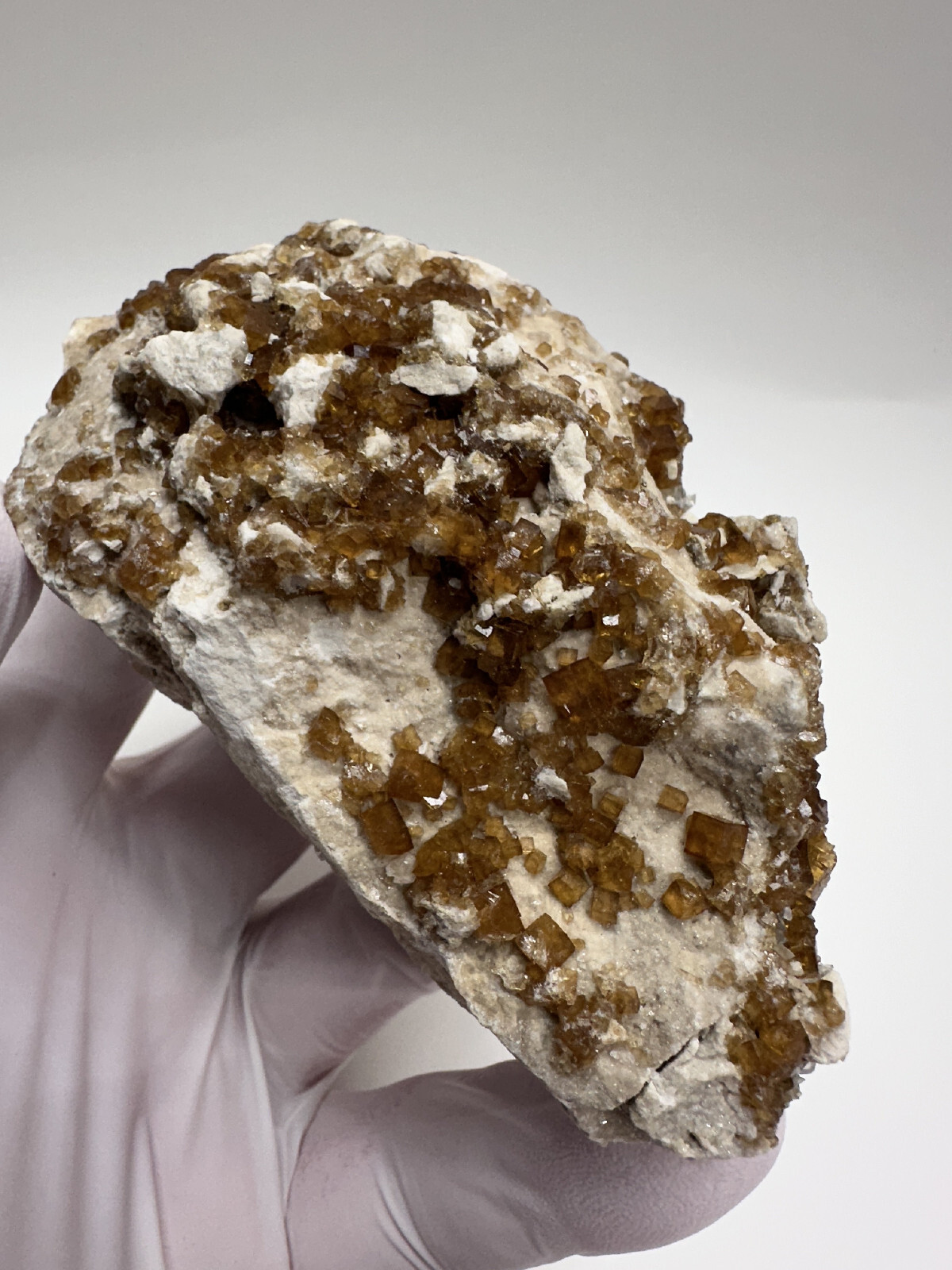 FLUORESCENT__Large Root beer Fluorite Specimen / Clay Center Ohio