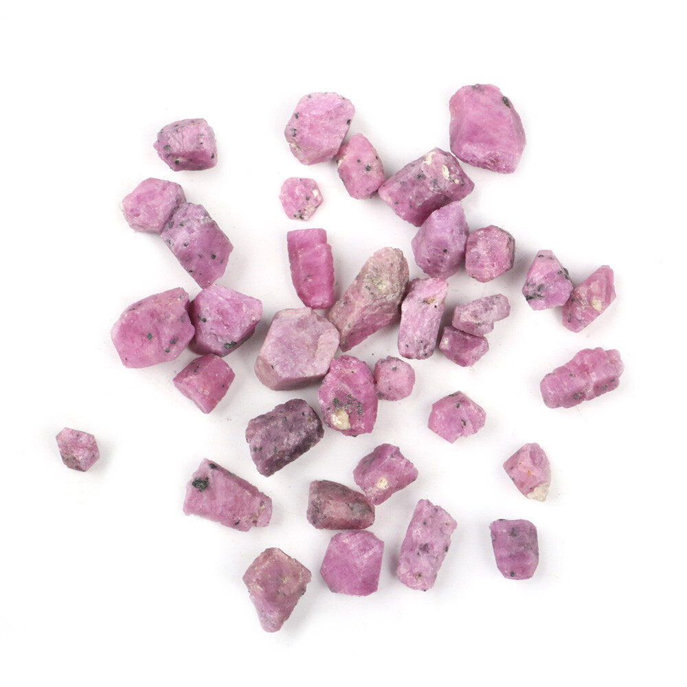 50/100g Natural Blue Sapphire / Ruby / Mix Lot Rough Loose Gemstone Precious