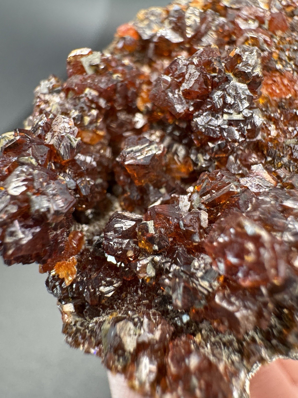 6501 EXCELLENT Red Sphalerite with BRIGHT UV and Phosphorescence Jiang Xi 92g