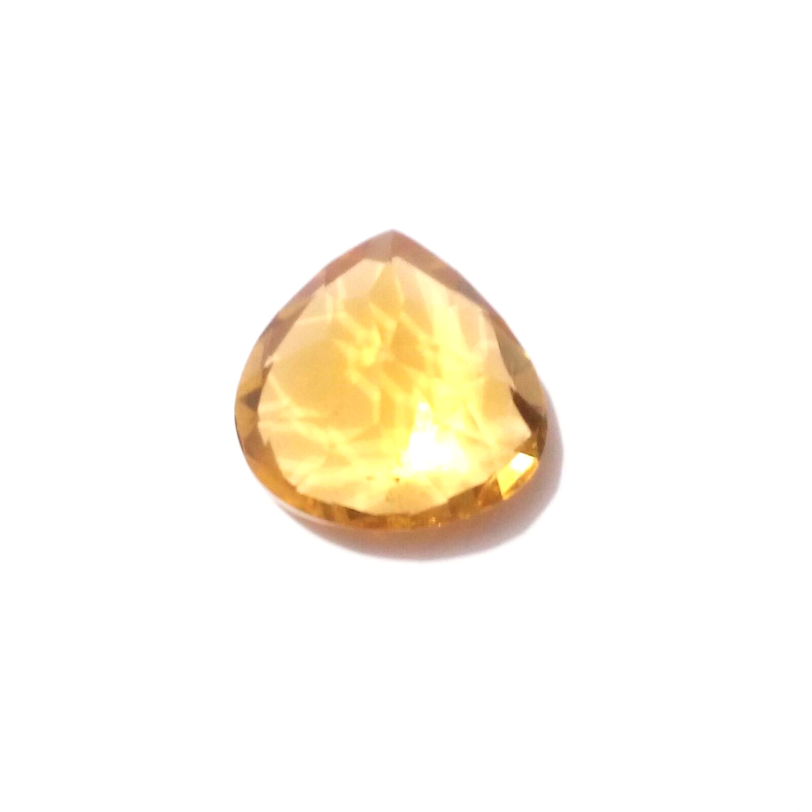 Pear Shape AAA+ Quality Golden Citrine Topaz 2.10 Crt Faceted Loose Gemstone