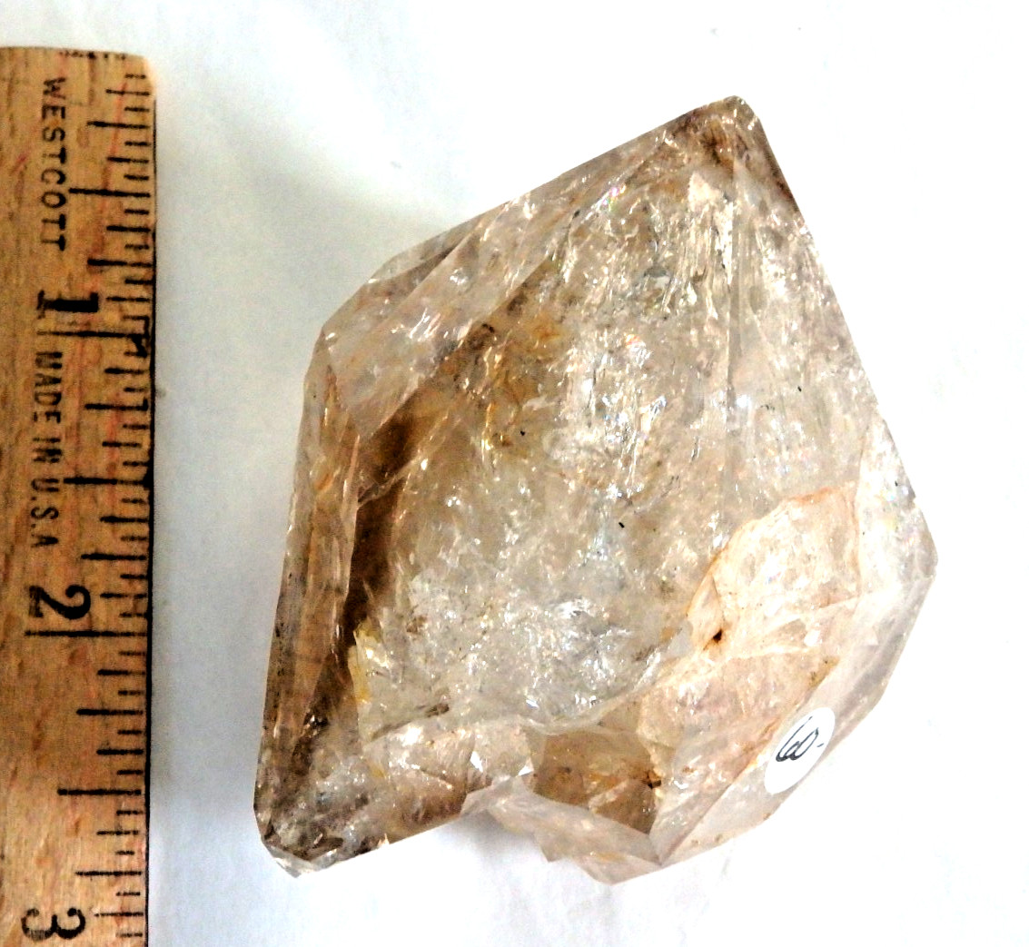 Beautiful Large Herkimer Diamond Quartz 126.2 grams Sparkles OLD STOCK