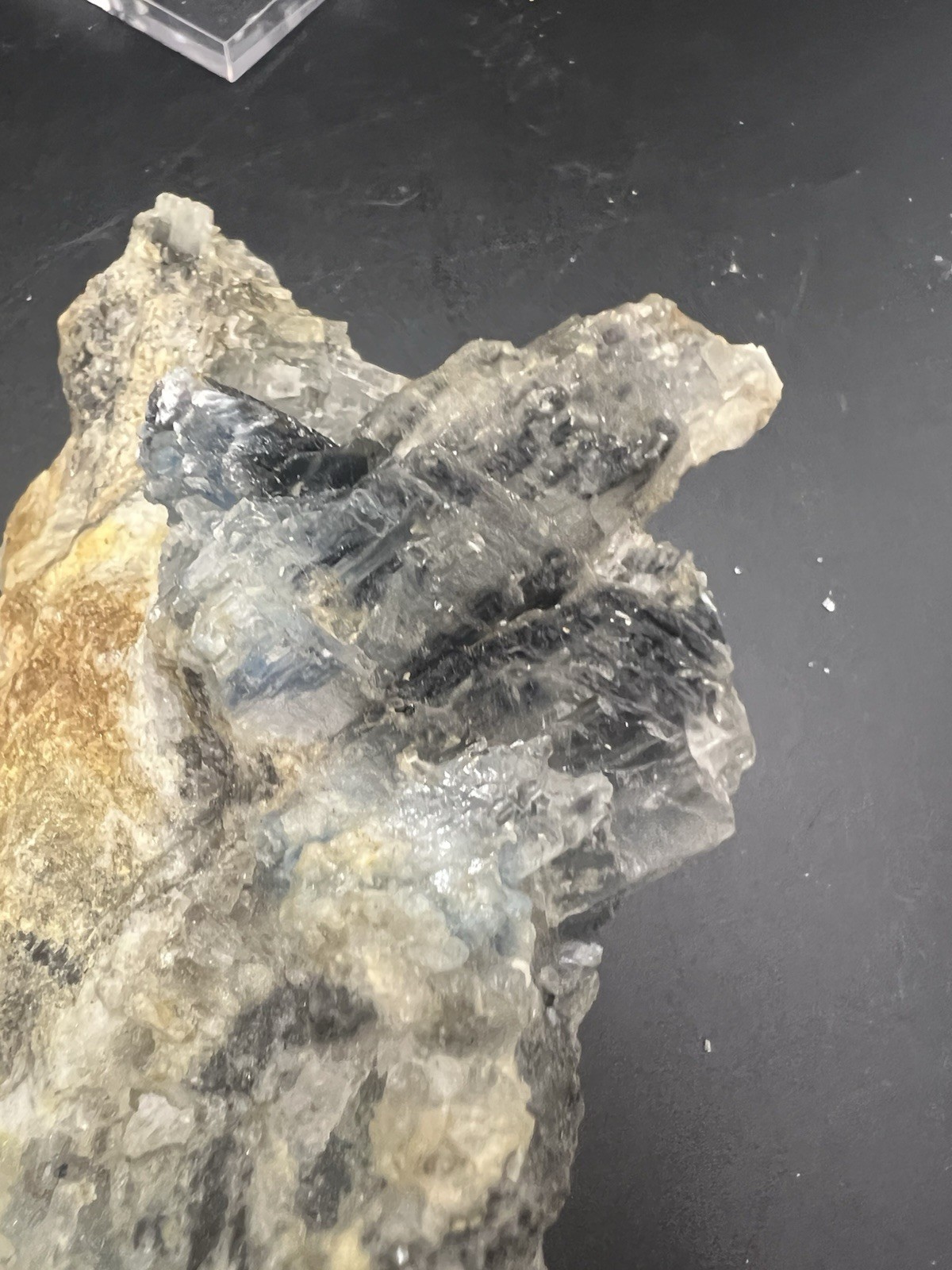 Natural Rare Shattuckite And Selenite Specimen. Minerals, Crystals, Decor,Quartz