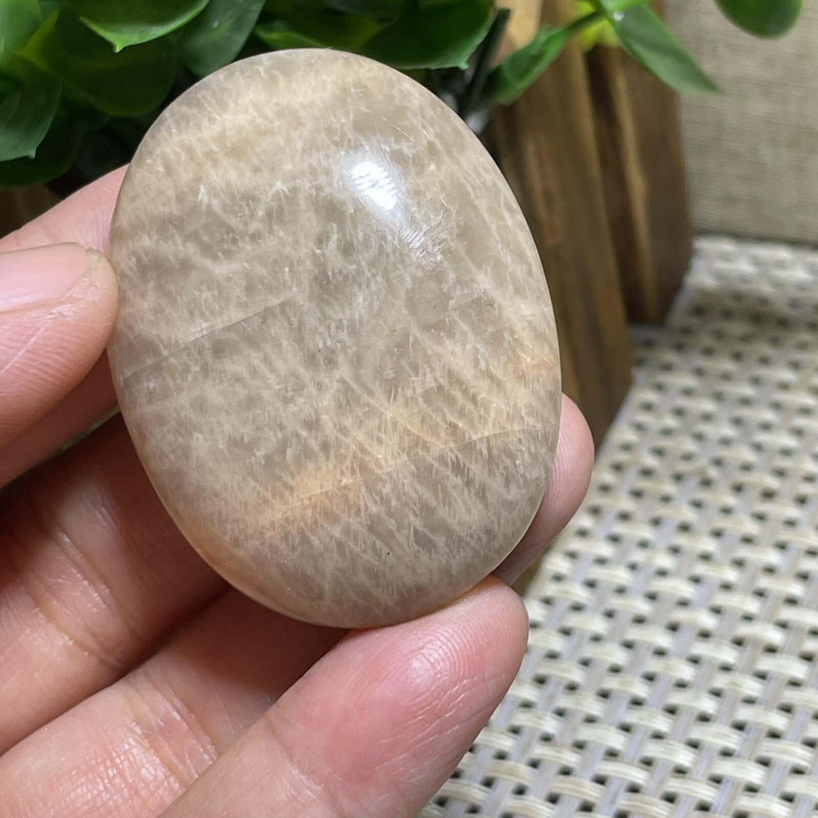 NATURAL Orange Moon Gold Sun Stone polished crystal gem stone 50g A30