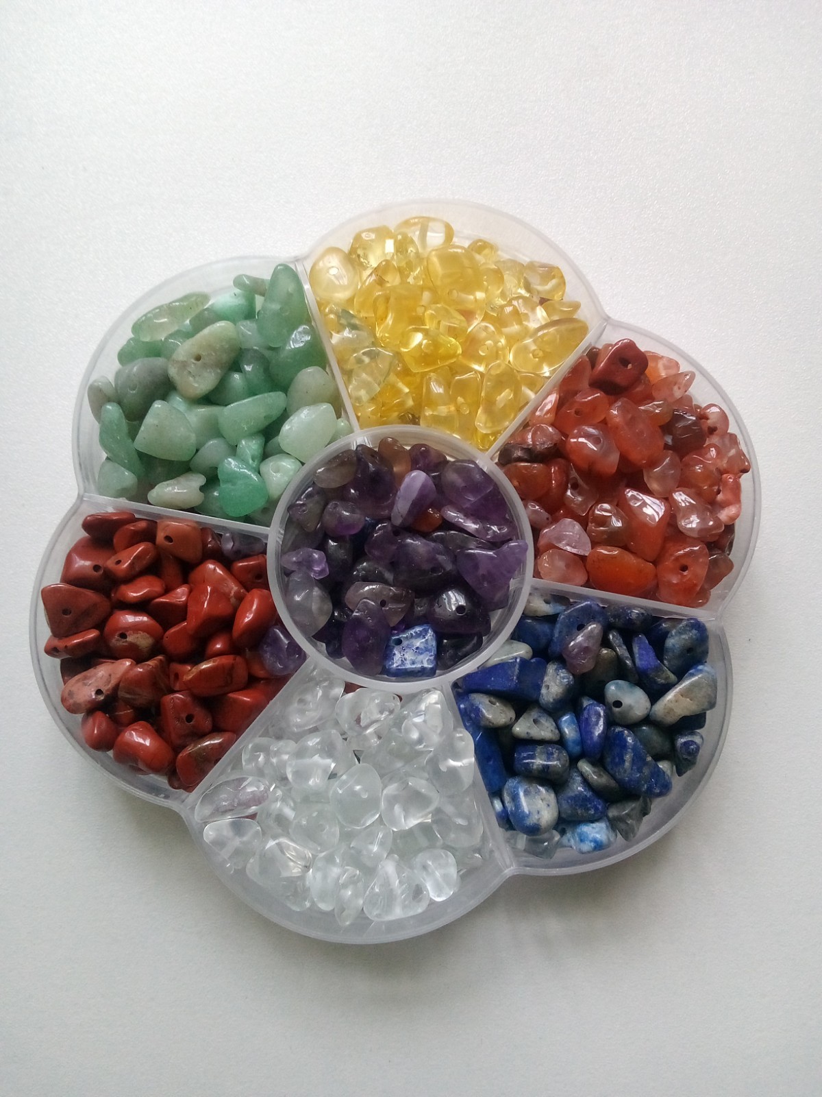 7 Chakra Natural Fragments Irregular Gravel Amethyst Stones For Jewelry Making