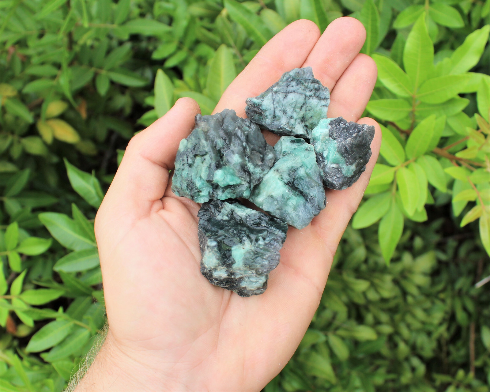Rough Emerald Crystal: 500 Carat Lot (Natural Raw Gemstone)