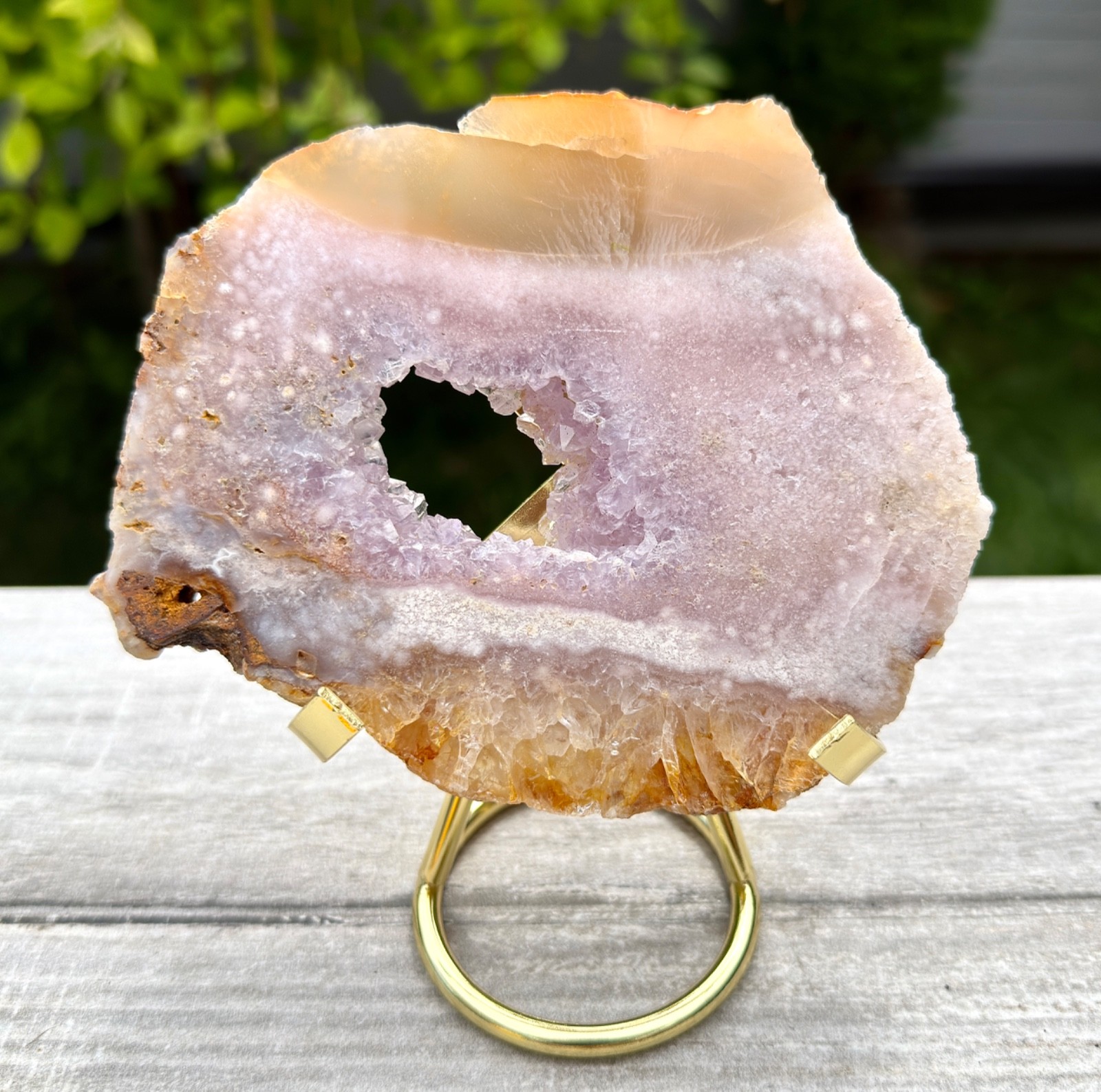 Wholesale Lot 2 Lbs Natural Pink Amethyst Flower Agate Slab Crystal