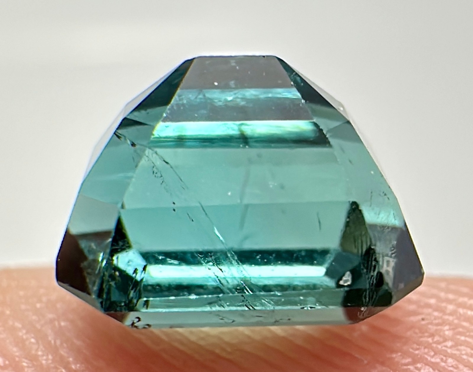 2 Ct Ultra Rare Eye Clean Indicolite Tourmaline Cut Gemstone From Afghanistan
