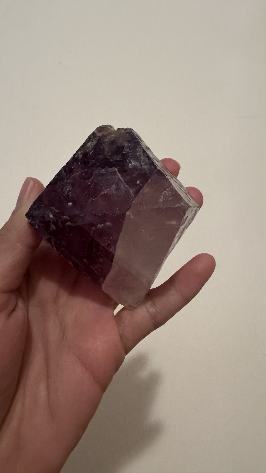 Purple Fluorite octahedron