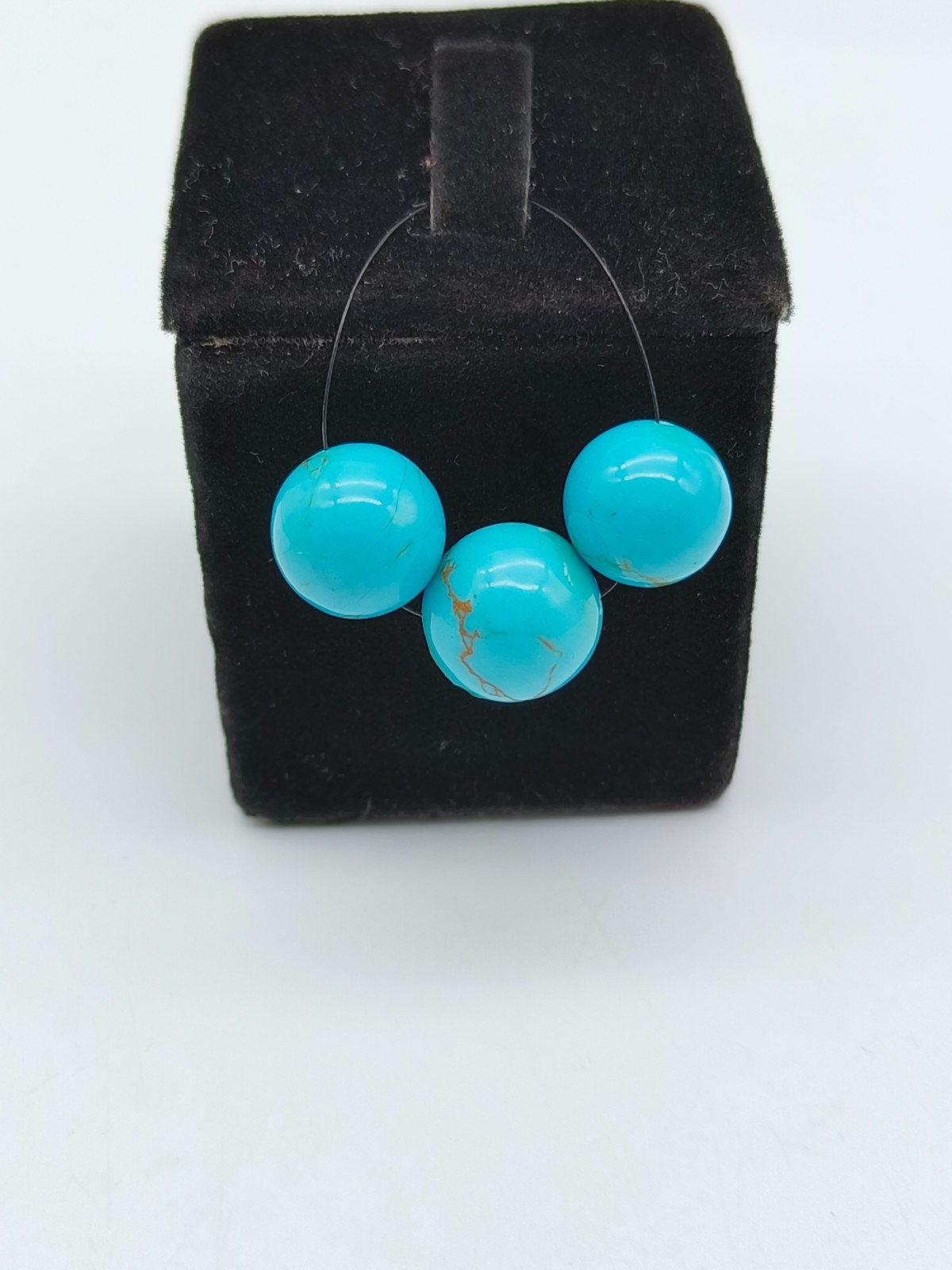 Natural Turquoise Round Smooth Beads New Arrival Gemstone For Making Jewelry