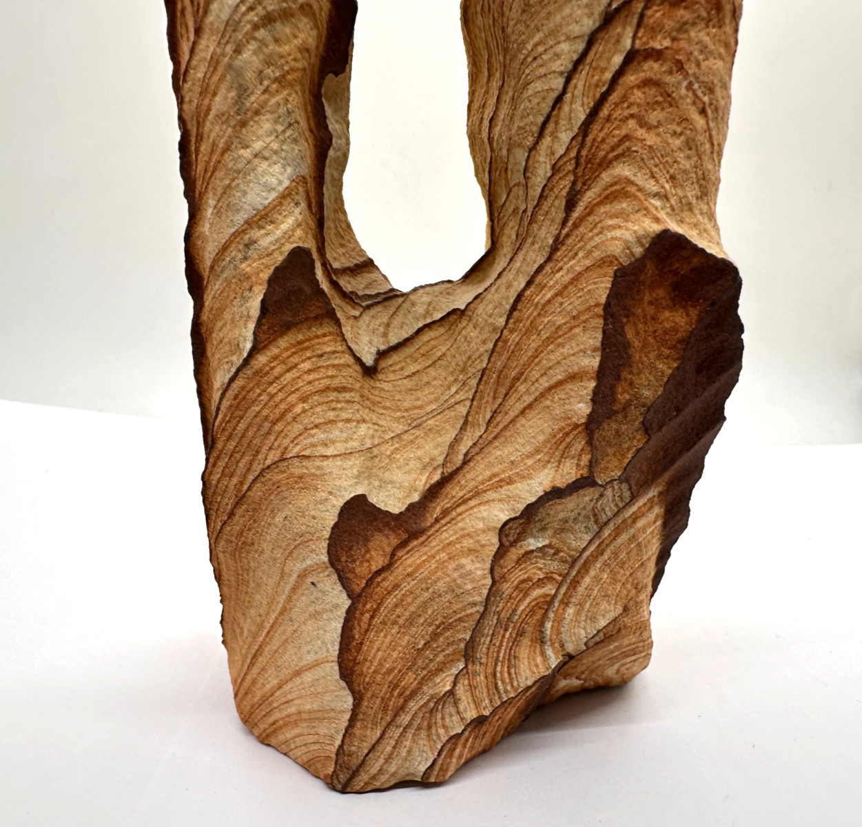 Sandstone Arch Sculpture Natural Rock Decor Display Piece 8″x3.5″ (3.2 Pounds)