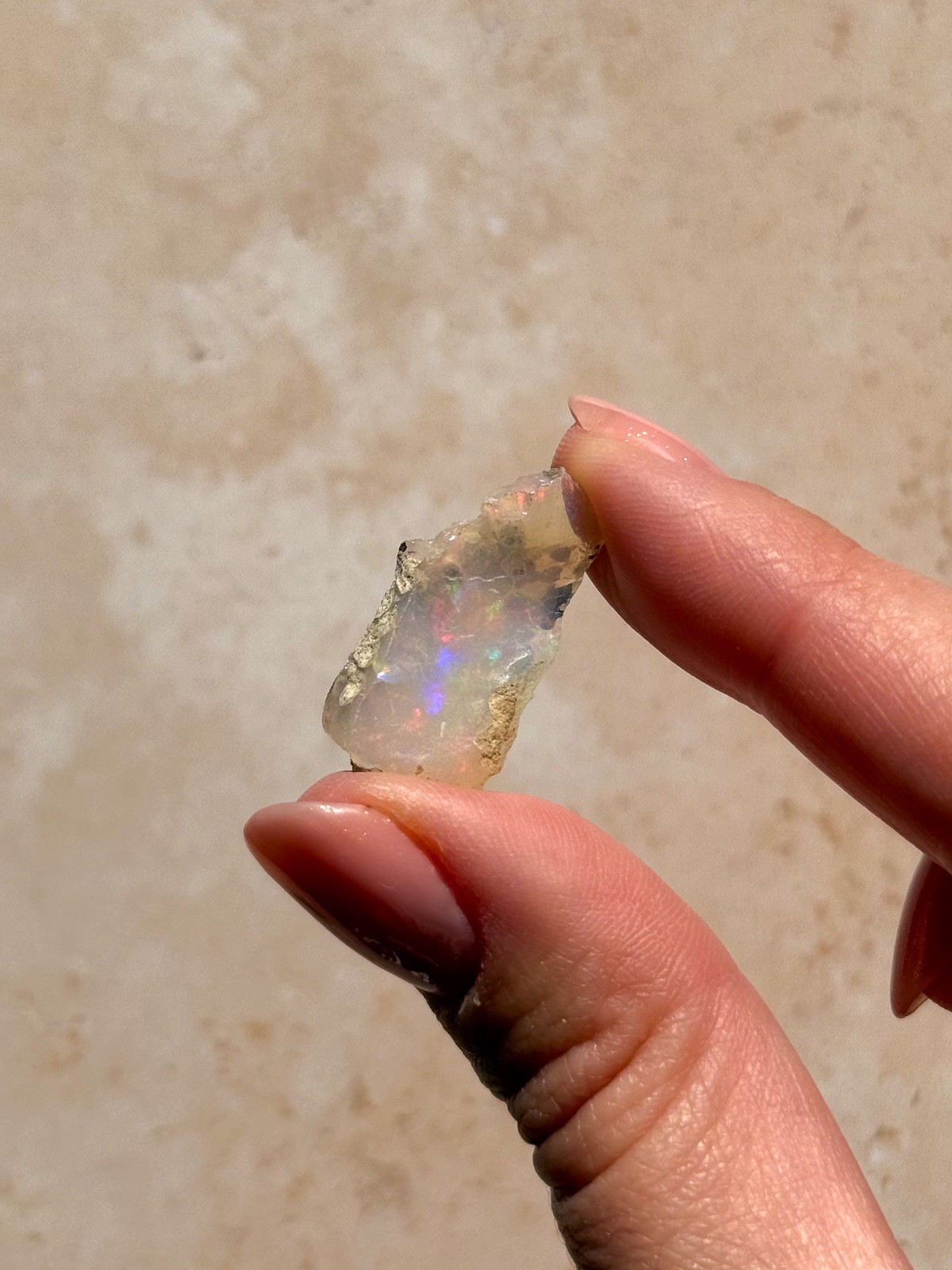 Rough Ethiopian Opal Crystal From Ethiopia (A)