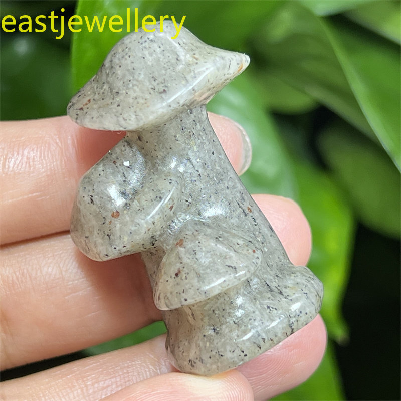 1pc Natural white Phantom Mushroom Skull gem Quartz Crystal Skull Random 1.5″