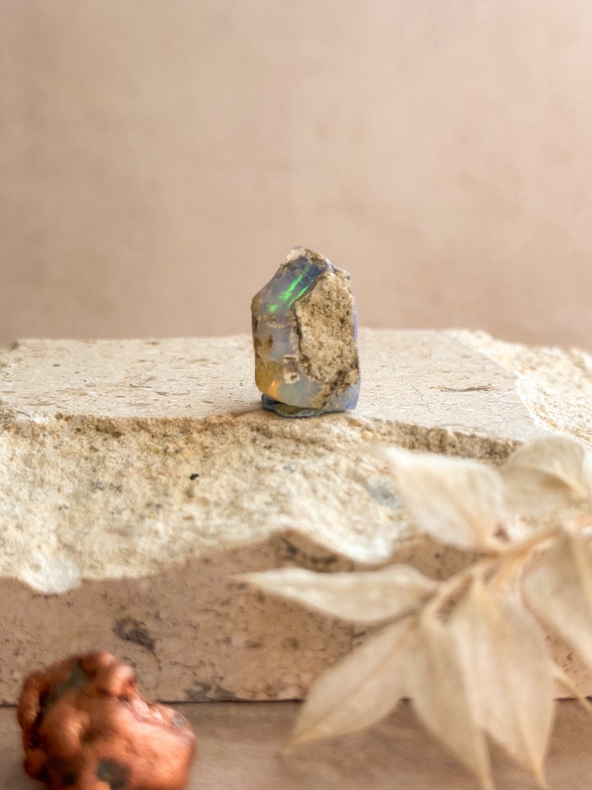 Rough Ethiopian Opal Crystal From Ethiopia (B)