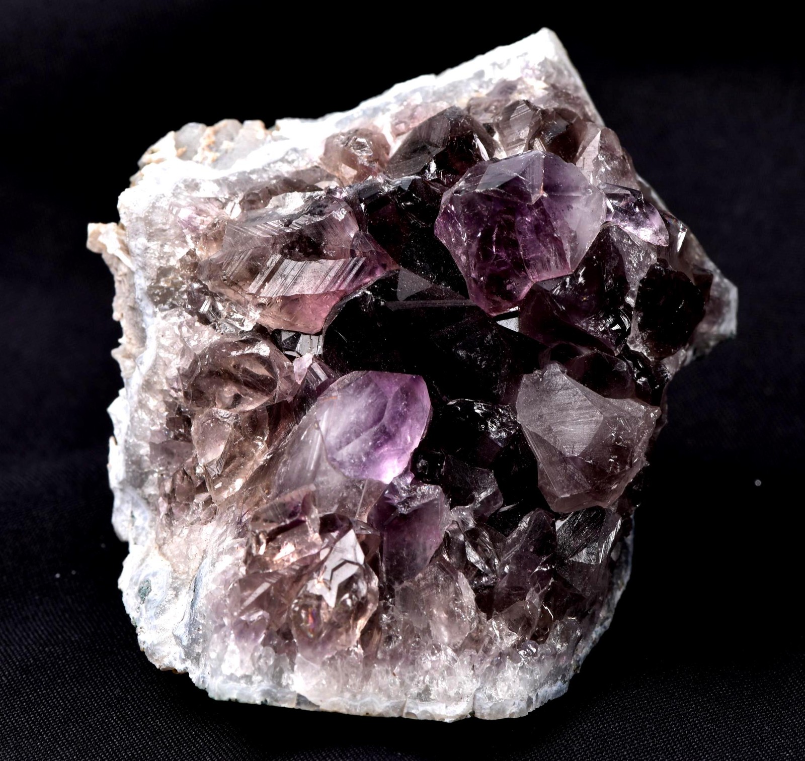 Turkish Amethyst Cluster Dark Purple Crystals Points Enchanting geode #8179