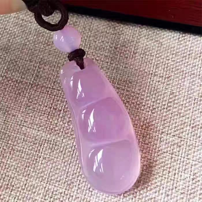 Natural Pink Carnelian Carved Necklace Adult Collector’s Item