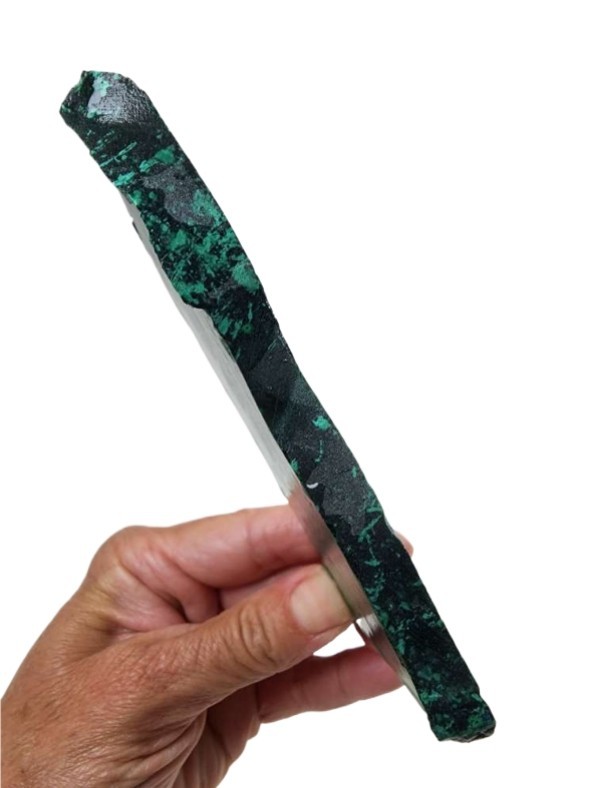 Malachite Thick Slab from the Congo 178.6 grams