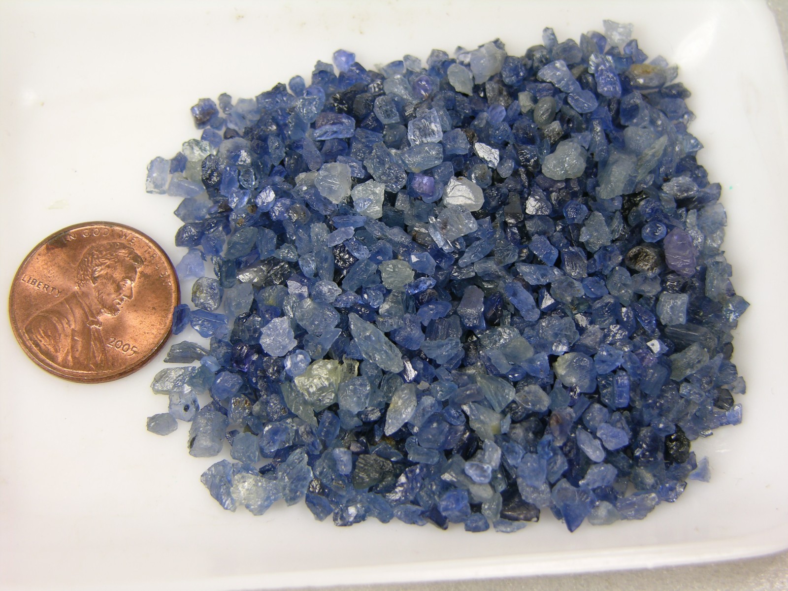 Mogo k Burm a 100% Natural Untreated Rough Raw Blue Sapphire 20.00Ct or 4.00g