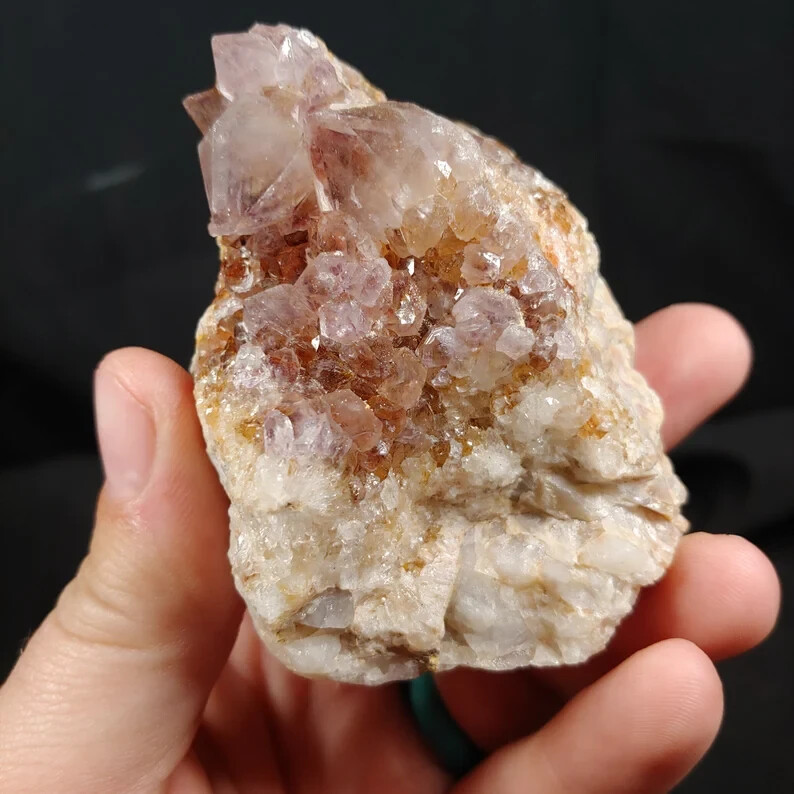 Amethyst Hematite Spirit Quartz, Nice Colors, Sparkly – South Africa